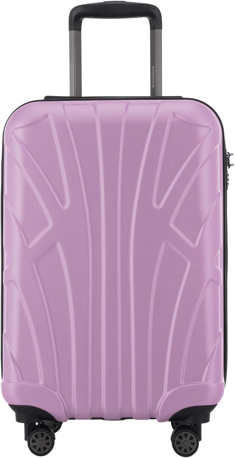 Suitline Handgepäck Hartschalen-Koffer Koffer Trolley Rollkoffer Reisekoffer, TSA, 55 cm, ca. 34 Lit