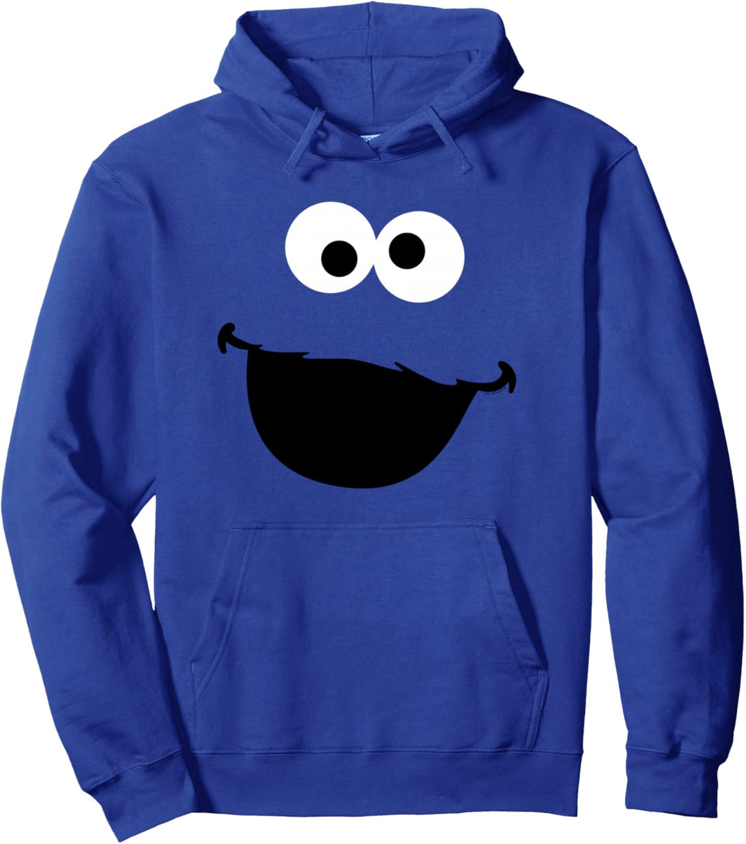 Sesame Street Cookie Monster Face Pullover Hoodie
