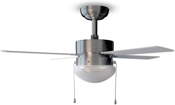 Cecotec Deckenventilator mit Licht EnergySilence Aero 450. 50 W, 4 Umkehrbare Flügel 42", Sommer- un