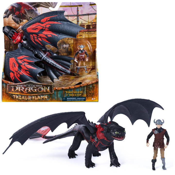 Dreamworks Dragons, Drachenzähmen leicht gemacht - Wikinger & Drachen Actionfiguren-Set, Hicks und O