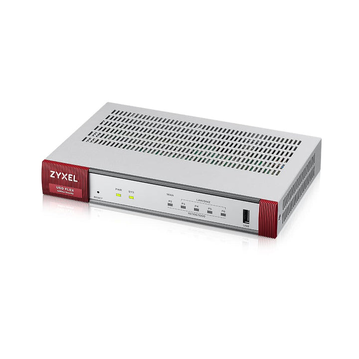 ZyXEL USG Flex 100 Hardware Firewall 900 Mbit/s USG FLEX 100 | No SFP | Security Bundle, USG FLEX 10
