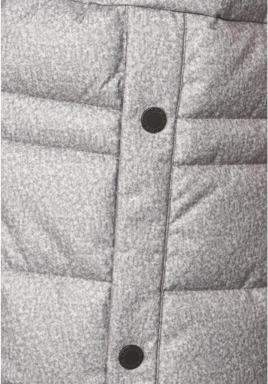 Cecil Damen Wintermantel XL Silber, XL Silber