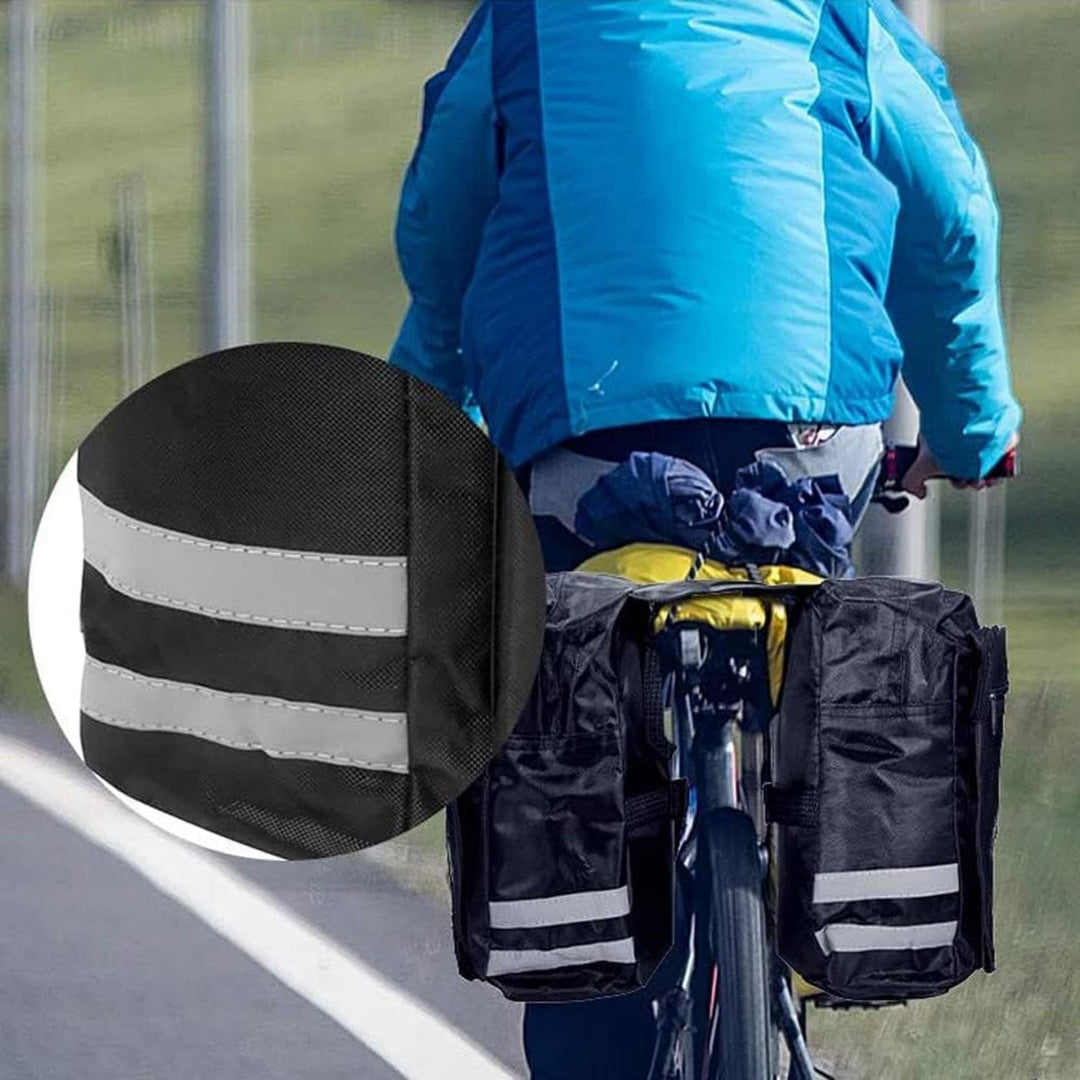 Packtaschen Fahrrad, Fahrradtasche Gepäckträger, Satteltaschen für Fahrrad Gepäckträger, Pannier Rac