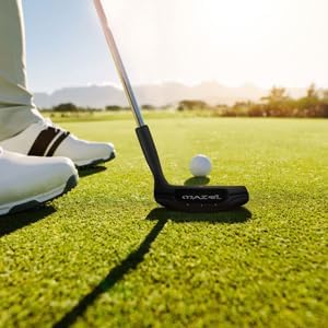 MAZEL Golf Chipper 36 oder 45 Grad Edelstahl Chipper Golf Club für Männer Rechtshänder 36 Degree Bla