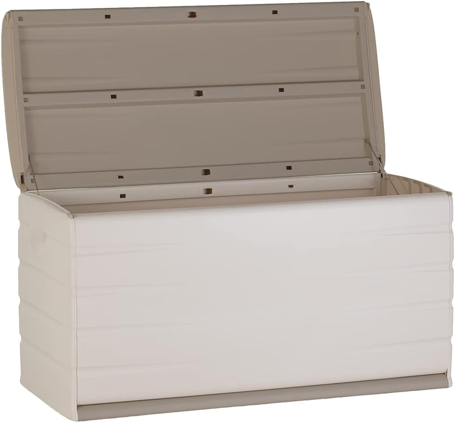 Plastiken Space Save Truhe, Kunststoff, 60 x 61 x 53 cm Beige, Beige