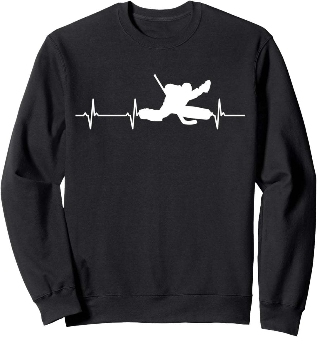 Eishockey Torwart Heartbeat Hockey Goalie Sweatshirt