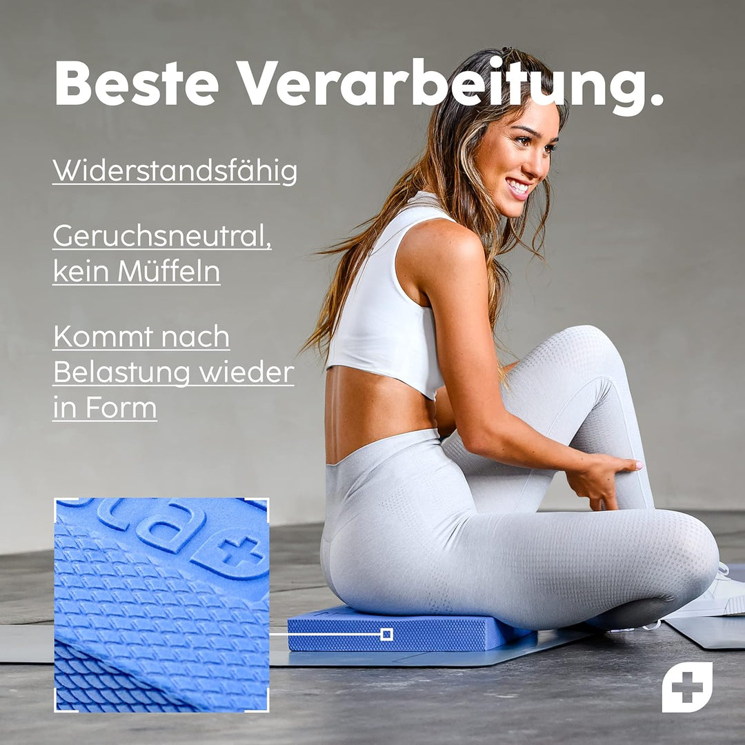 Vesta+ Balance Pad XXL + APP, Wackelpad und Gleichgewichtskissen - Balance Pad Physiotherapie für da