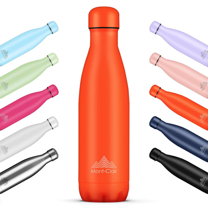 Mont-Clair LO Trinkflasche Edelstahl - Thermosflasche - BPA-freie - Water Bottle, Edelstahl trinkfla