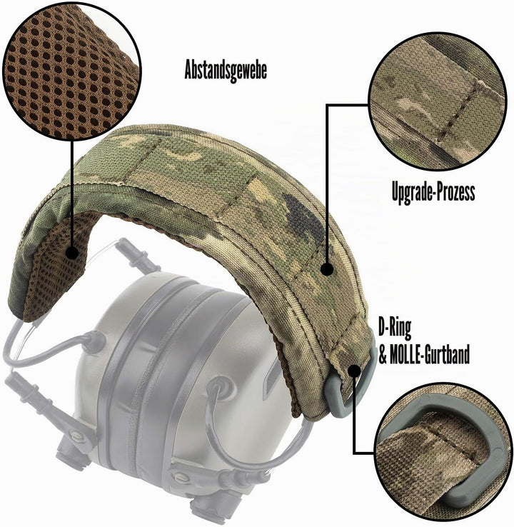 Fortschrittliche modulare Headset-Abdeckung, passend für alle allgemeinen taktischen Ohrenschützer,