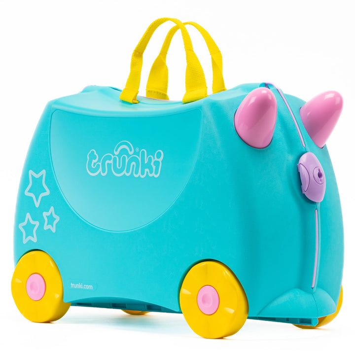 Trunki Der originale Kinderkoffer zum Draufsitzen - 18-L Handgepäck Koffer, befahrbarer Hartschalen