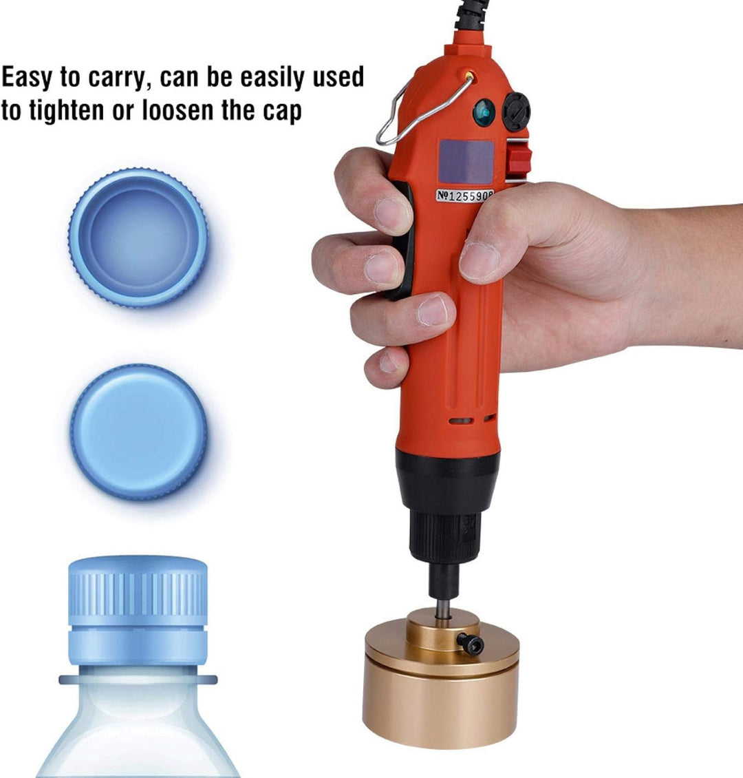 Flaschenverschliessmaschine, 220 V Handheld Elektrische Flaschenverschliessmaschine Versiegelung Ver