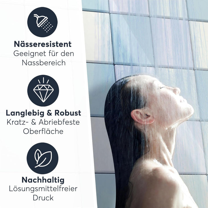 CREATISTO Klebefliesen Stickerfliesen Fliesenfolie - Klebefolie Aufkleber für Wand-Fliesen I Klebefl