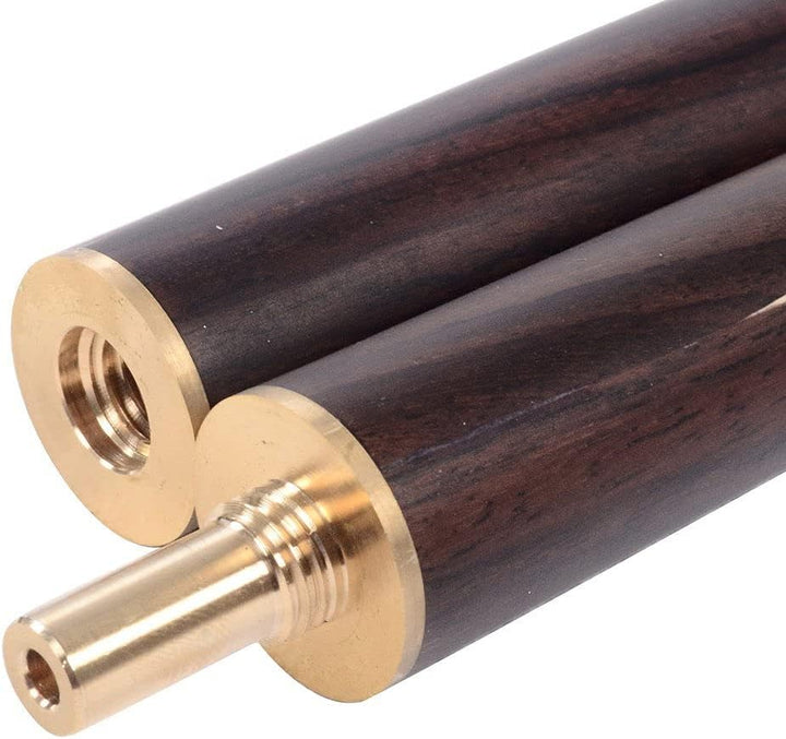 CUESOUL Klassische Handgemachte 57 Zoll Palisander 3/4 Stück Snooker Queue mit Schwarz Köcher und Al