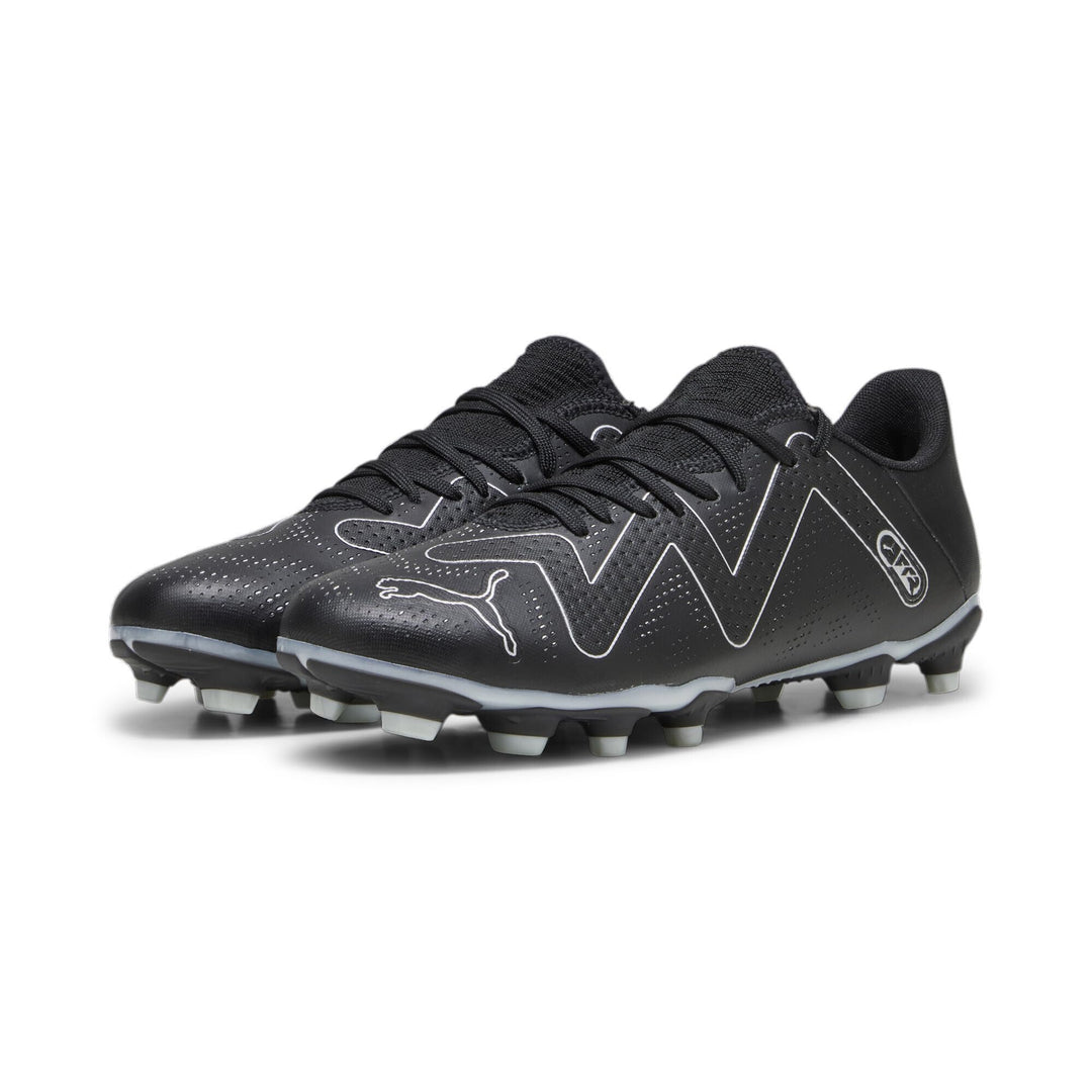 PUMA Herren Future Play Fg/Ag Fussballschuh 42.5 EU Puma Black Puma Silver, 42.5 EU Puma Black Puma