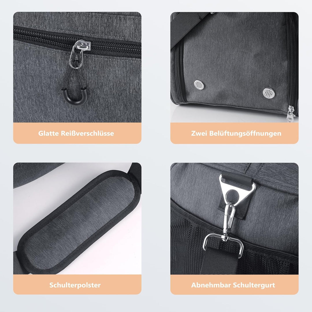 Sporttasche mit Schuhfach und Nassfach - Reisetasche Damen und Herren - Tasche für Sport, Gym &amp; Fitn