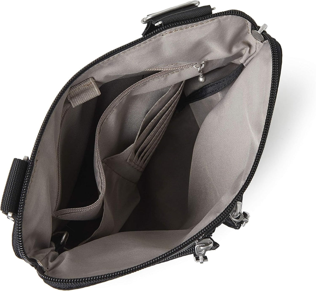 Baggallini Horizon Sac bandoulière, Noir Schwarz, Schwarz