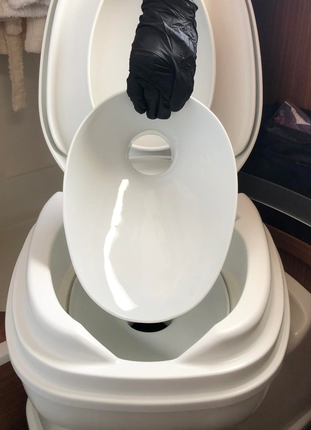 Porzellaneinsatz passend für Thetford Toiletten - Zubehör für Camping-Toiletten Wohnmobil Caravan Wo