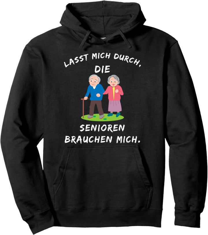 Rentner Helfer Senioren Pflege Retter Altersheim Geschenk Pullover Hoodie