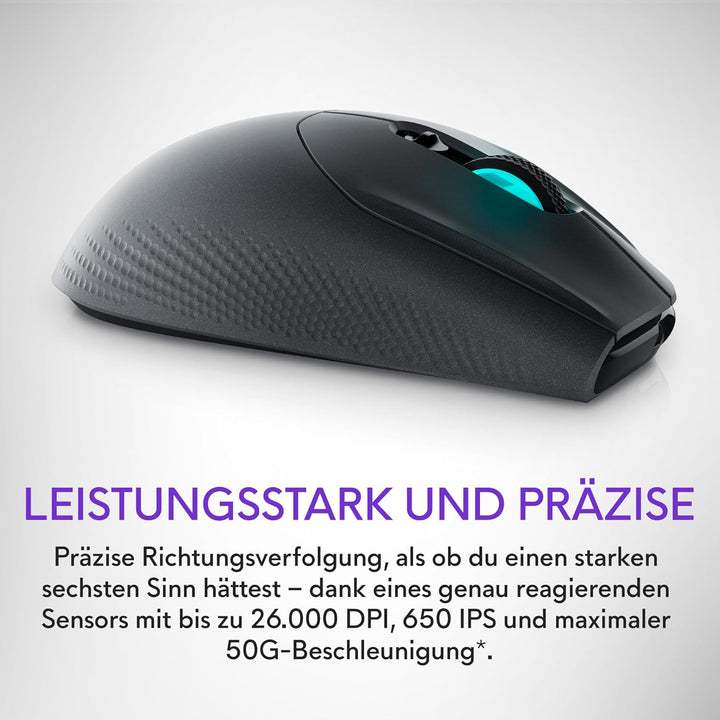 Alienware AW620M kabellose Gaming Mouse - Dark Side of The Moon