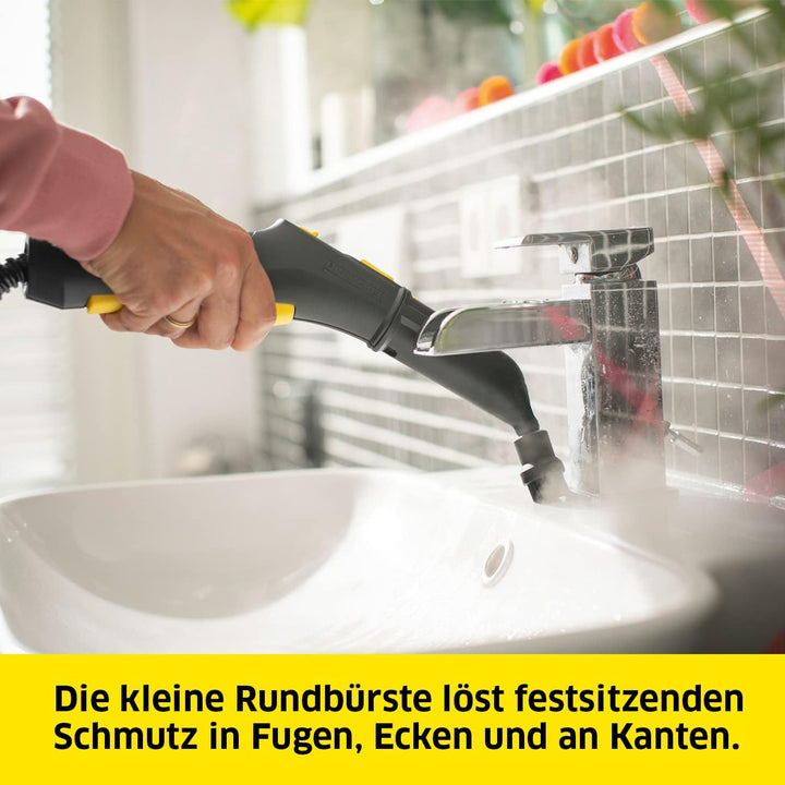 Kärcher Dampfreiniger SC 2 EasyFix, Dampfdruck: 3,2 bar, Aufheizzeit: 6,5 min., Leistung: 1.500 W, F