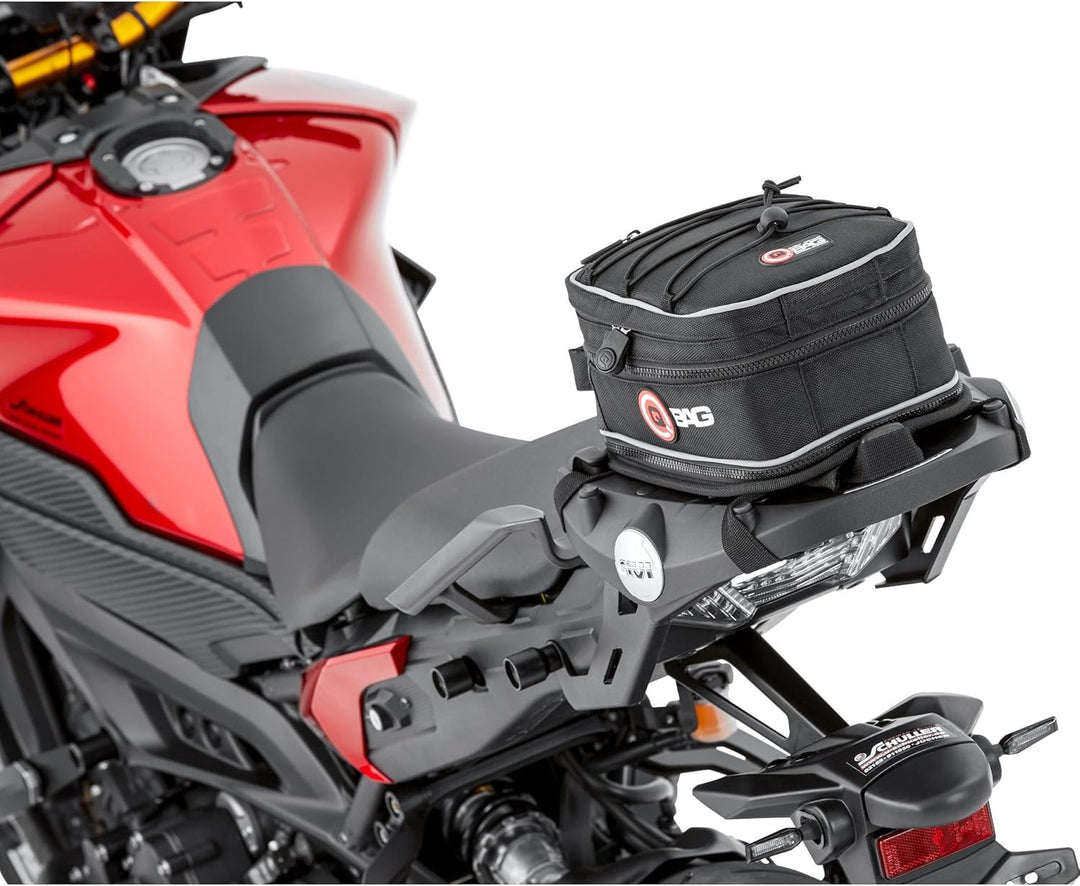 QBag Hecktasche 02 - Abnehmbar - 3,5-6L Stauraum - Für Motorrad & Roller Hecktasche 02 abnehmbar 3,5