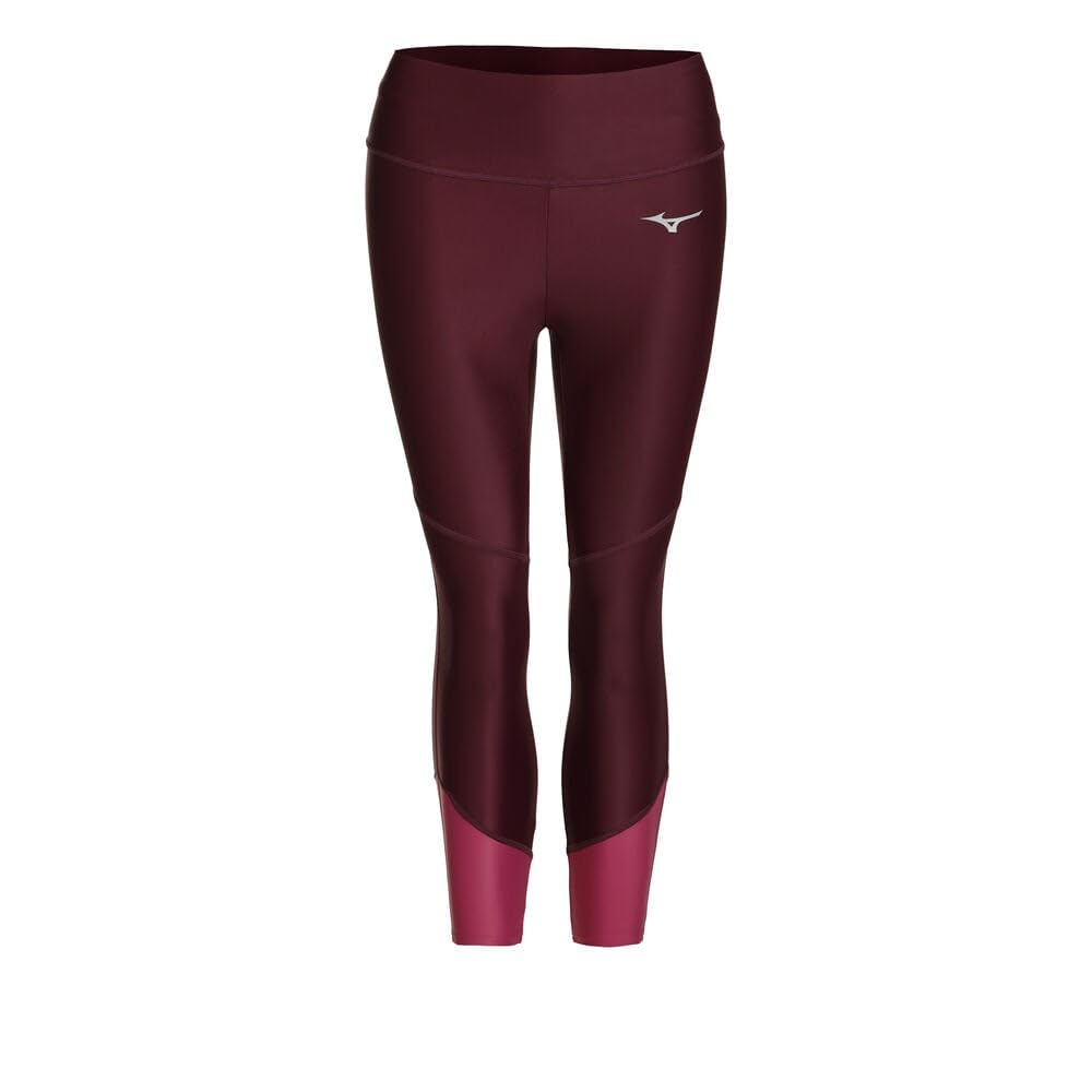 Mizuno Damen 3/4 Tights XS Traubenwein, XS Traubenwein