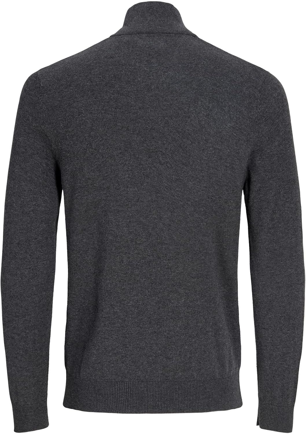 JACK & JONES Male Strickjacke mit Viertelreissverschluss Einfarbig Strickjacke mit Viertelreissversc