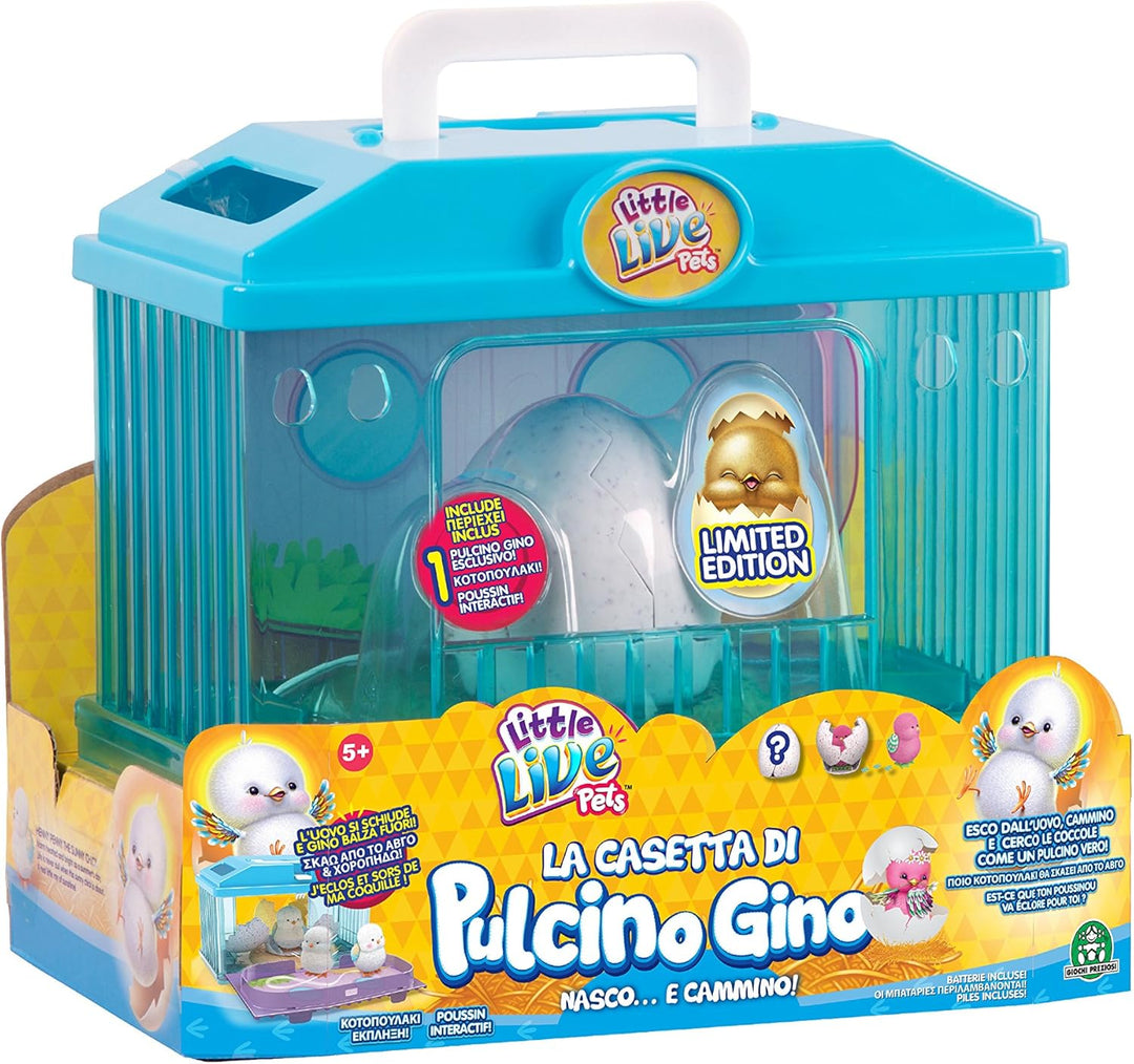 Giochi Preziosi - Live Pets Küken Gino in Häuschen Gino Küken im Haus, Gino Küken im Haus