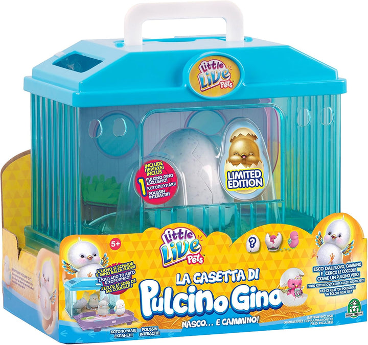 Giochi Preziosi - Live Pets Küken Gino in Häuschen Gino Küken im Haus, Gino Küken im Haus