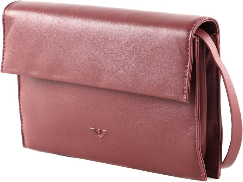 Voi Soft Leila Clutch Tasche Leder 23 cm Granat, Granat