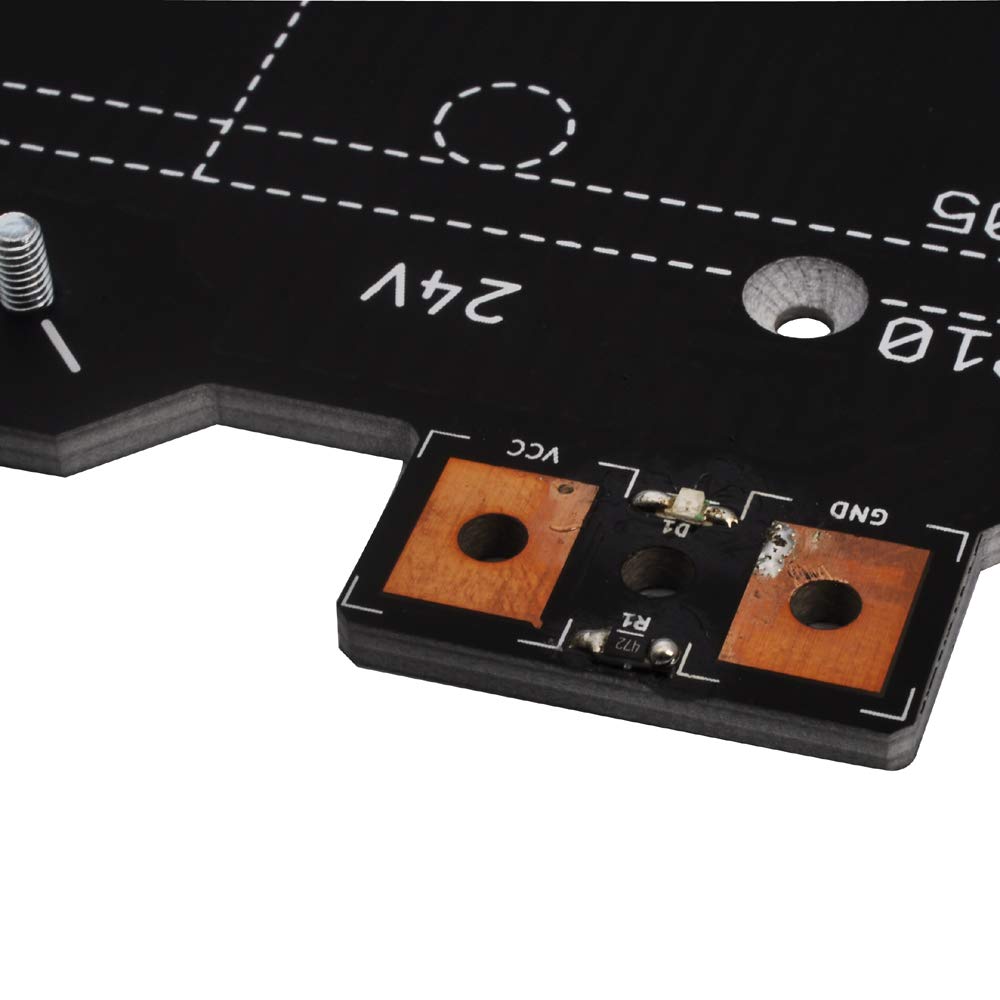 Y Carriage Magnetisches PCB Heizbett MK52 Heizbett 24 V Hotbed ohne Magnete für Prusa i3 MK3 MK3S 3D