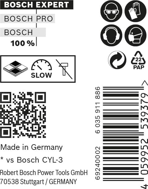 Bosch Professional 8x Expert CYL-9 MultiConstruction Bohrer (für Beton, Ø 10,00x120 mm, Zubehör Schl