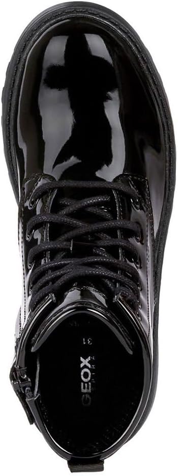 Geox Mädchen J Casey Girl Ankle Boot 28 EU Schwarz, 28 EU Schwarz