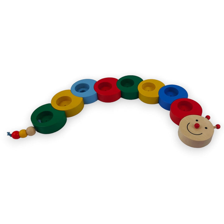 Niermann-Standby 9016 - Die Bunte Lichterraupe (Lieferung ohne Teelichter), 9-teilig