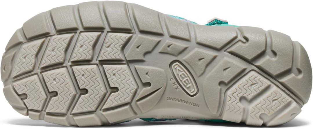 KEEN Unisex-Kinder Seacamp 2 Sandalen 32 EU Bright Aqua Giggle Pink, 32 EU Bright Aqua Giggle Pink