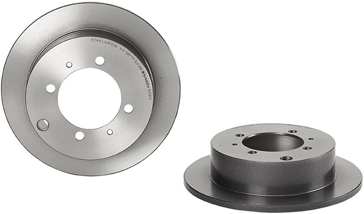 Brembo 08.8316.11 - Bremsscheibe mit UV-Lack (Set mit 2 Stück) - hinten