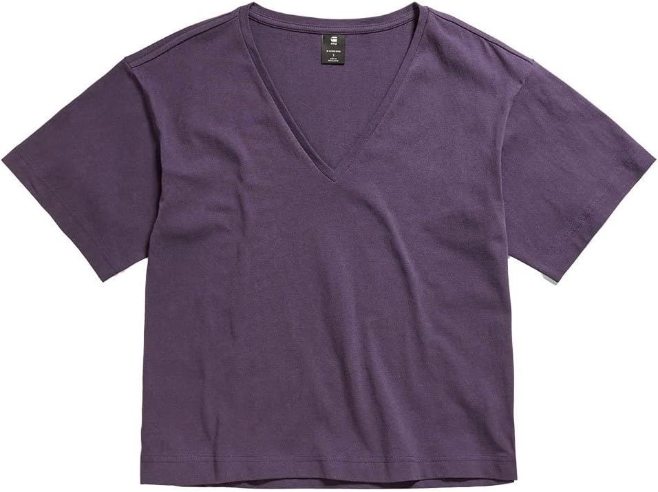 G-STAR RAW Damen Deep V Loose Top Tops M Violett (Carbonne Purple D23336-c336-0013), M Violett (Carb