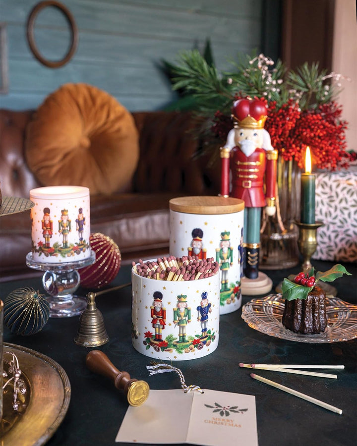 Ambiente Gebäckdose Keksdose 0,6 l Fine Bone China Weihnachtsmann Aufbewahrung Weihnachten Advent Pl