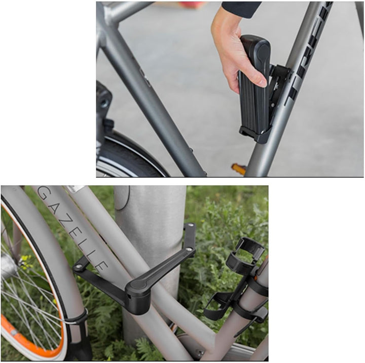 Angebot-Set / 1 x Axa Fold 100 Faltschloss Fahrradschloss E-Bike in Schwarz Länge 100 cm - Safety Le