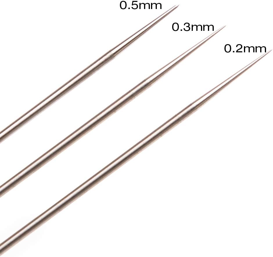 ABEST Airbrush-Düsendeckel für Airbrushdüse, 0,2 mm/0,3 mm/0,5 mm, mit Ersatzteilen für Airbrush-Rep