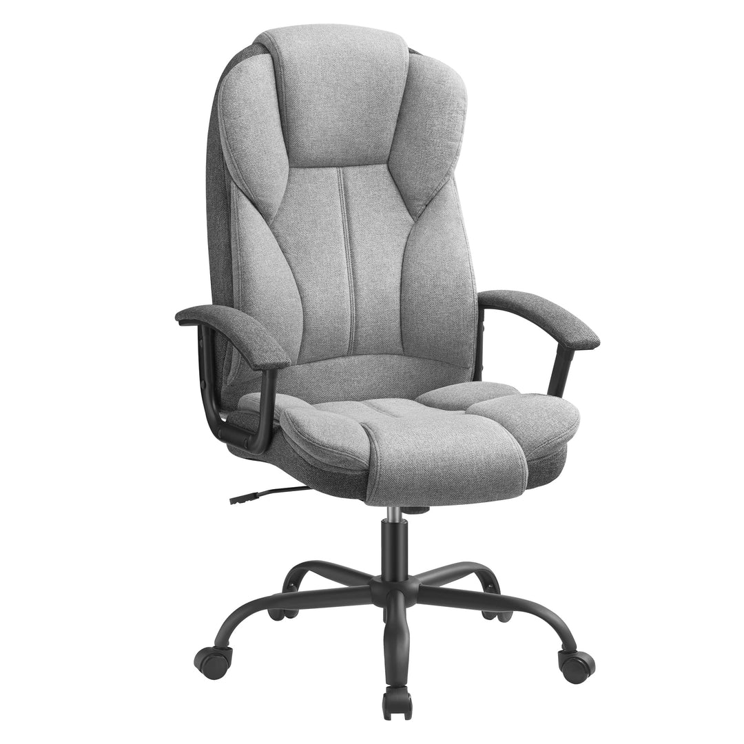 SONGMICS Bürostuhl, Schreibtischstuhl, Gaming-Stuhl mit Armlehnen, Computerstuhl, Chefsessel, höhenv