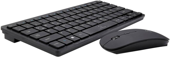 Renkforce RF-KMC-410 Kabellos Tastatur, Maus-Set Deutsch, QWERTZ Schwarz