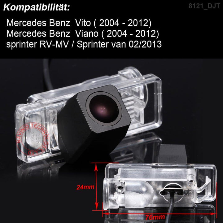 Einparkhilfe,Kamera für Nummerschildbeleuchtung,Kennzeichenbeleuchtung Farb Rückfahrkamera für Merce