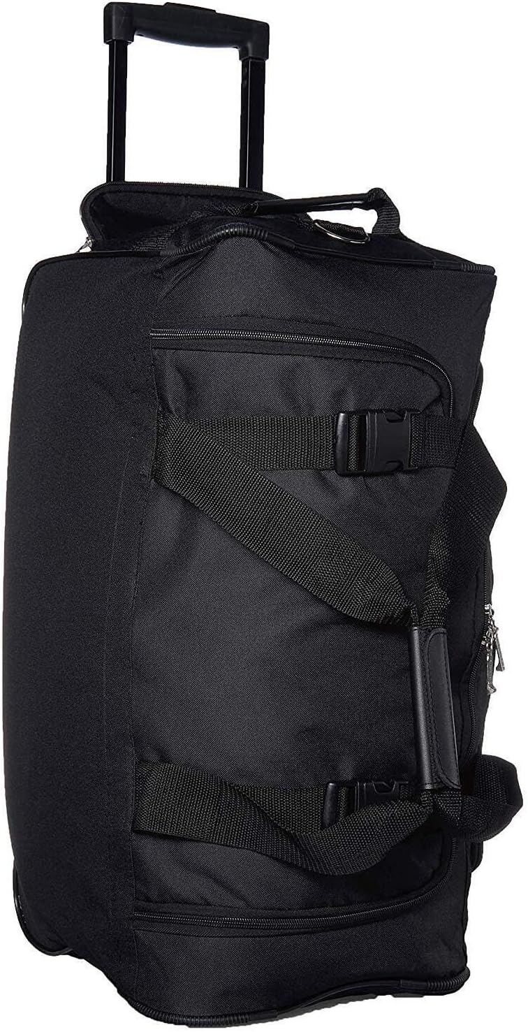 Rockland Seesack zum Rollen, Schwarz, 22-Inch, Reisetasche mit Rollen 22-Inch Schwarz, 22-Inch Schwa