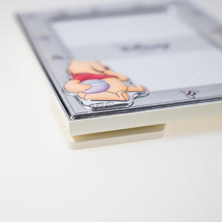 VALENTI & CO. – Disney Baby – Winnie Puuh Bilderrahmen aus Silber für Kinder, Geschenkidee für Taufe