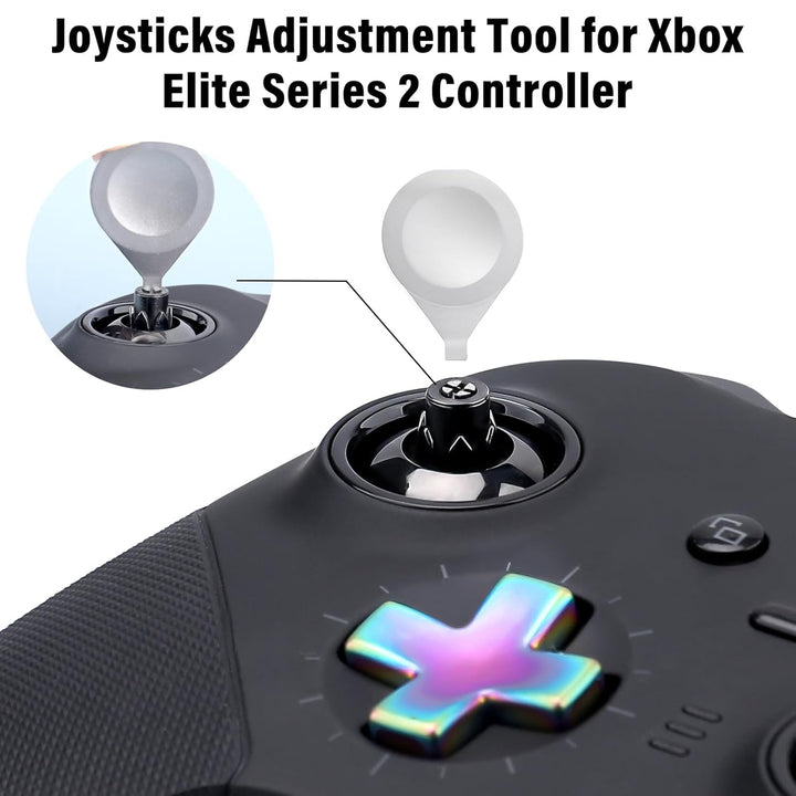 inRobert Joysticks f??¨¬1r Xbox Elite Controller Serie 2 Core Paddles, Metall Ersatz Thumbsticks Zub