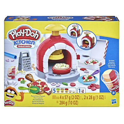 Play-Doh Kitchen Creations Pizzabäckerei Spielset mit 6 Dosen 8 Accessoires Pizzabäckerei Einzelbett