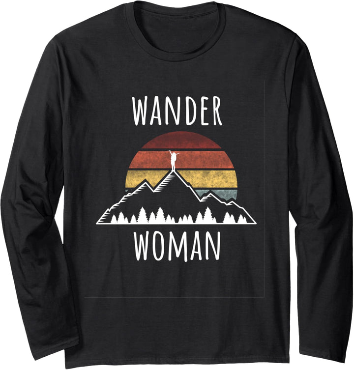 Wandern Wanderwoman Langarmshirt