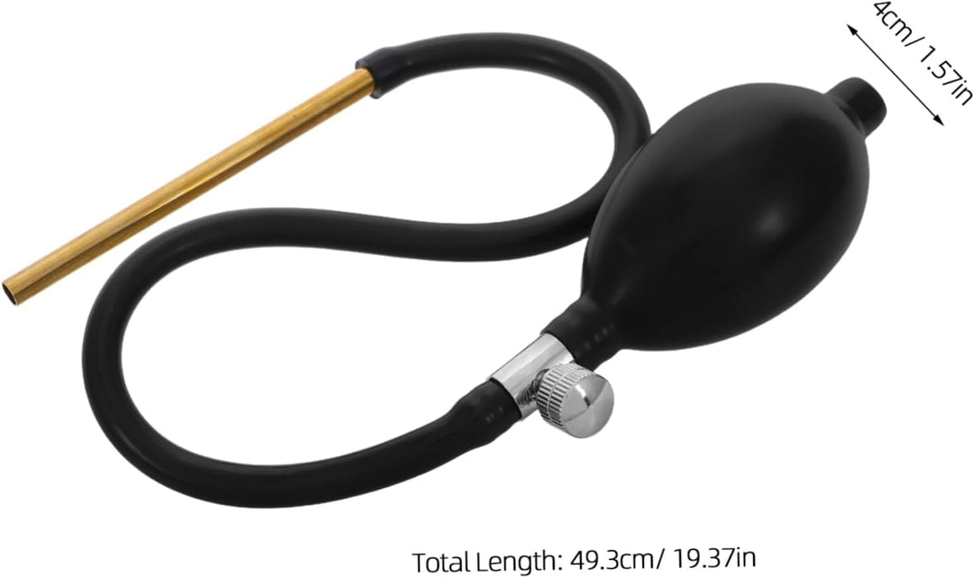 MAGICLULU Manuelle Zuckerblaspumpe Kupferrohr Backzubehör Zuckerdekoration Gebläsepumpe Süssigkeiten