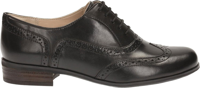 Clarks Hamble Oak Damen Schnürhalbschuhe 35.5 EU Weit Schwarz Black Leather, 35.5 EU Weit Schwarz Bl